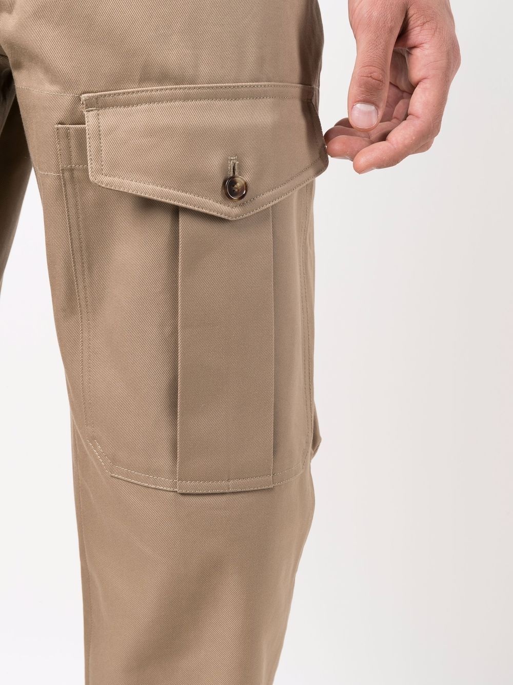 cargo pockets straight trousers - 5