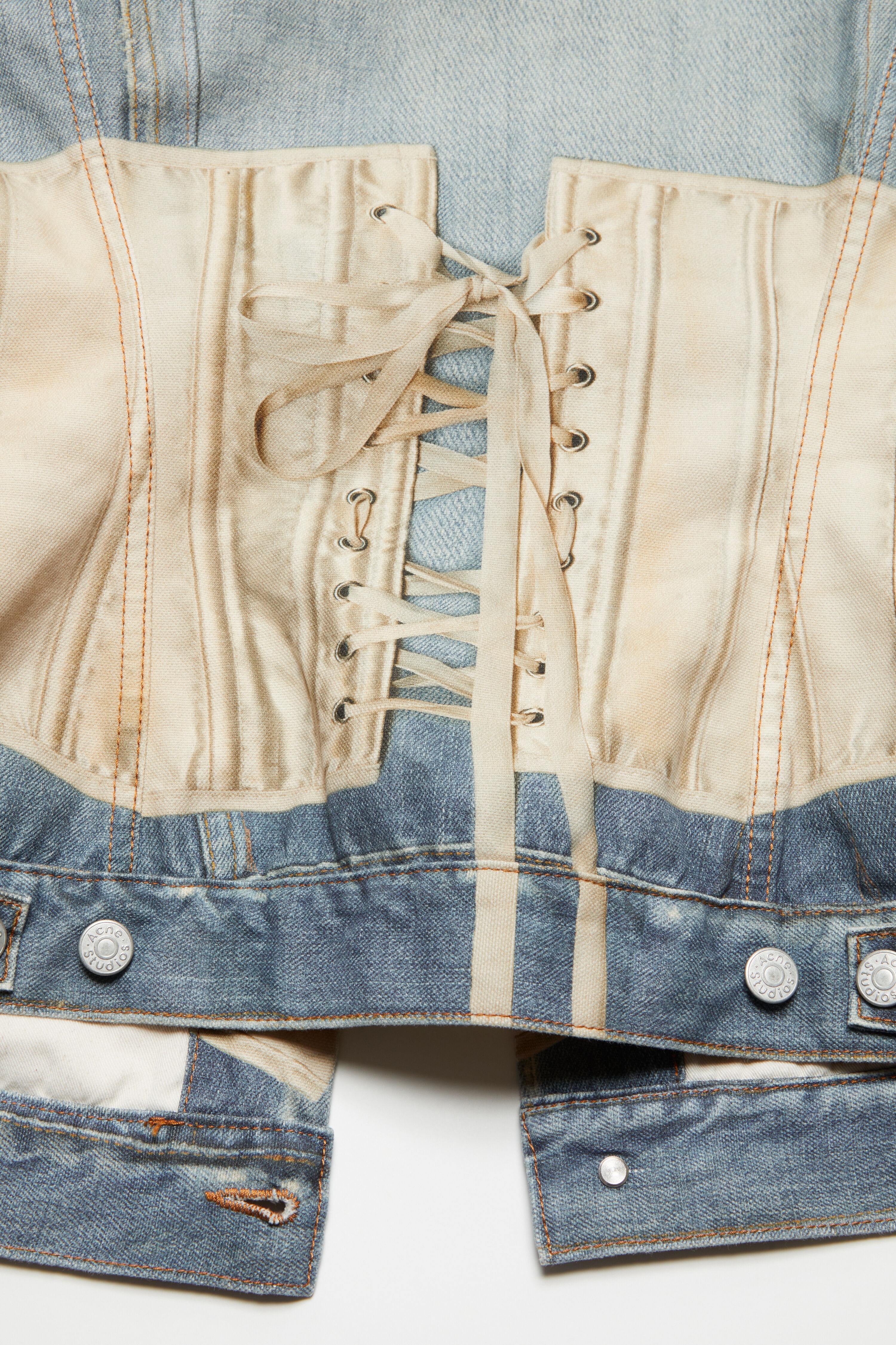 Printed jacket - Fitted fit - Mid Blue - 6