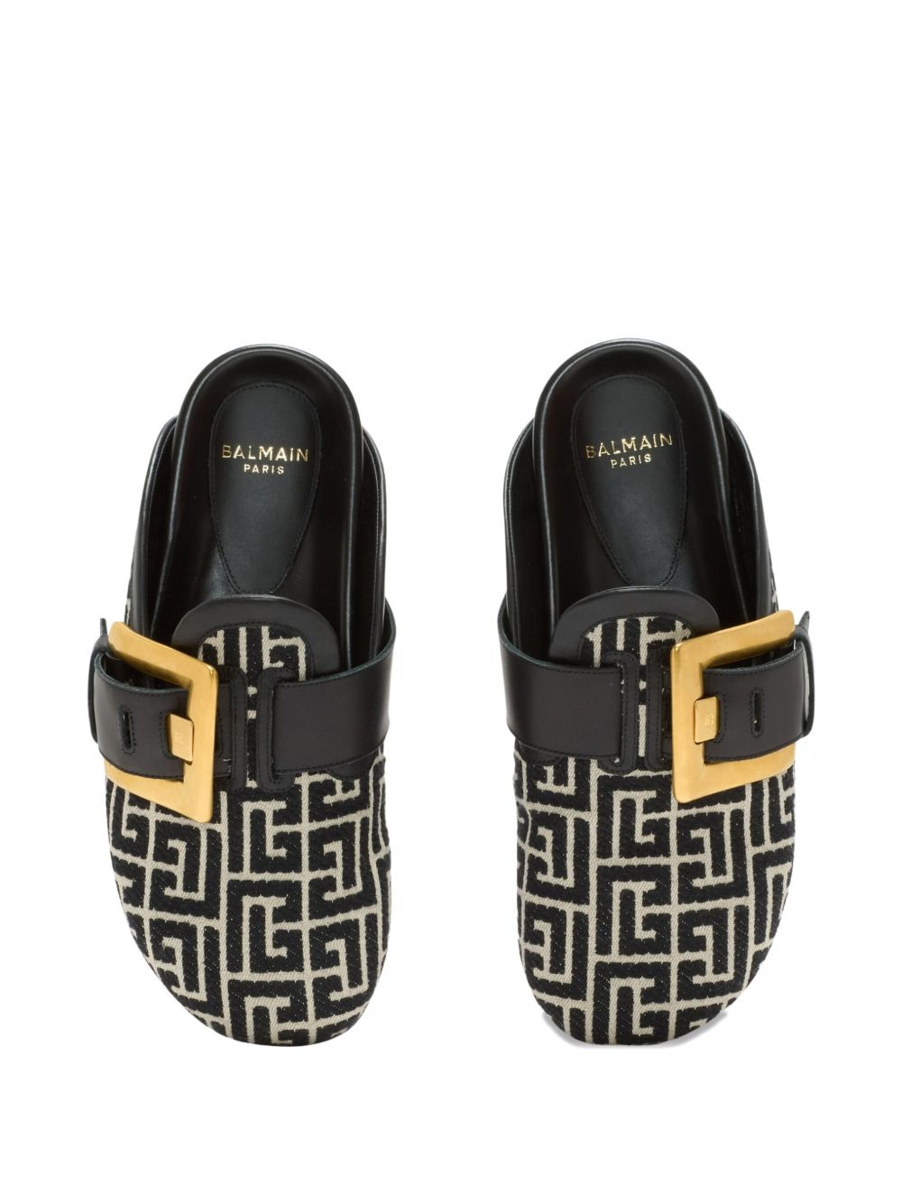 monogram-pattern slippers - 4