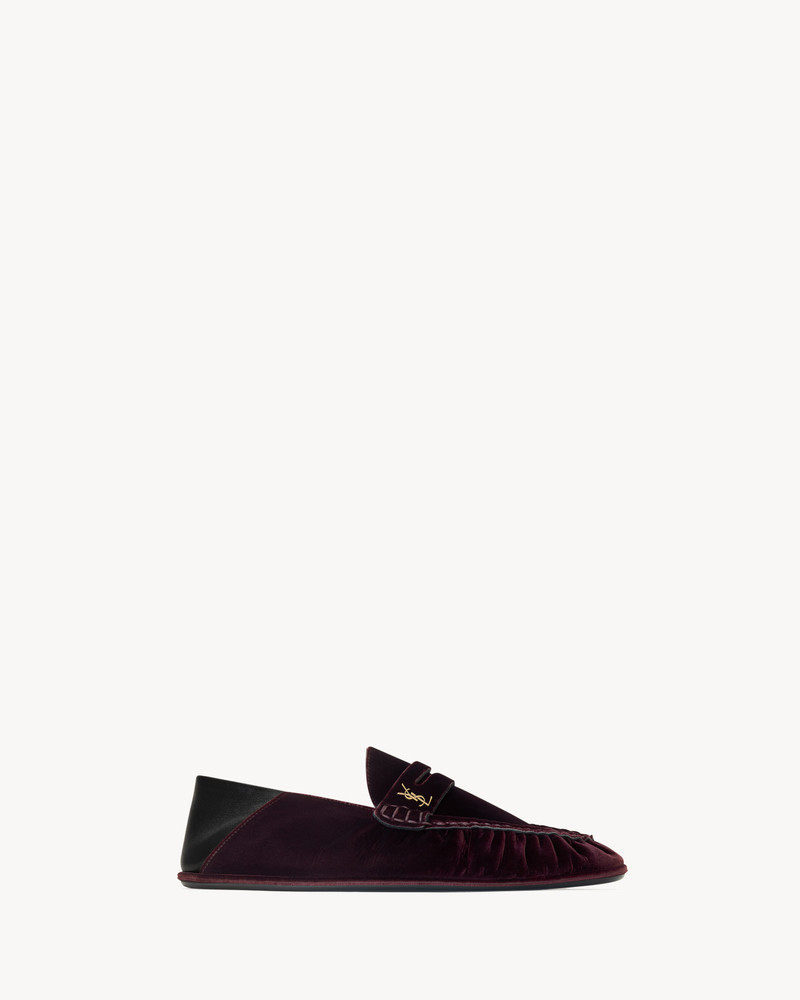 LE LOAFER FOLDABLE IN VELVET - 1