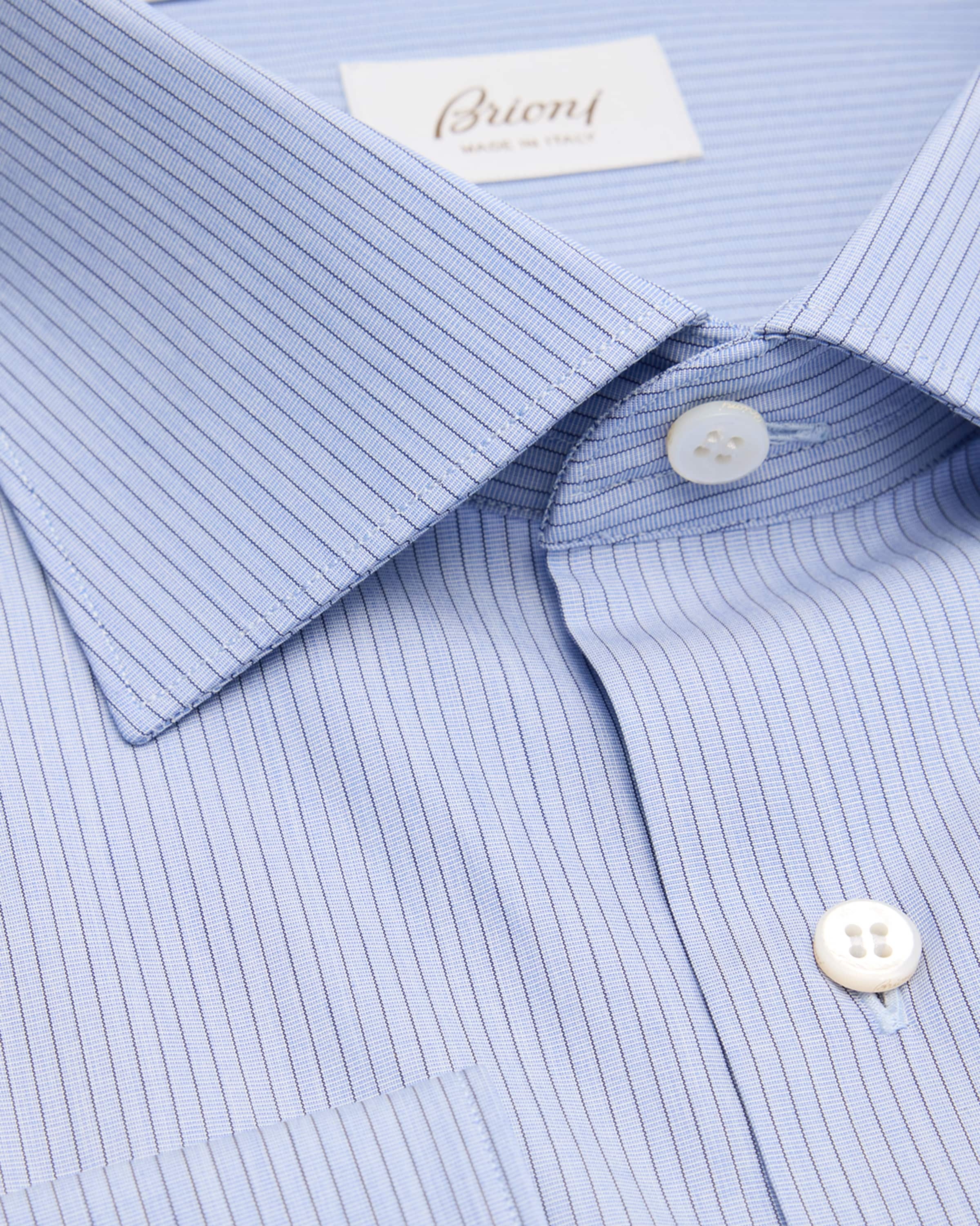 Men's Micro-Stripe Cotton Dress Shirt - 1