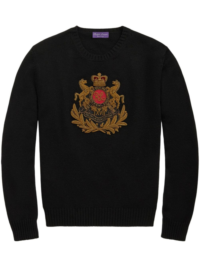embroidered cashmere pullover 1