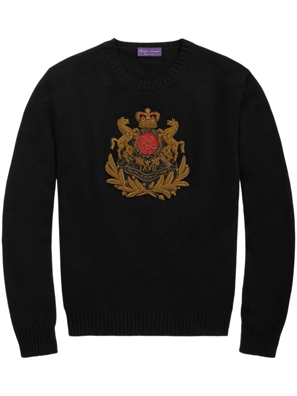 embroidered cashmere pullover - 1