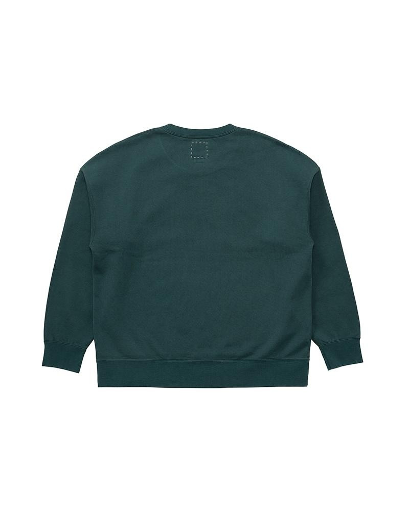 visvim ULTIMATE JUMBO SB SWEAT L/S GREEN outlook