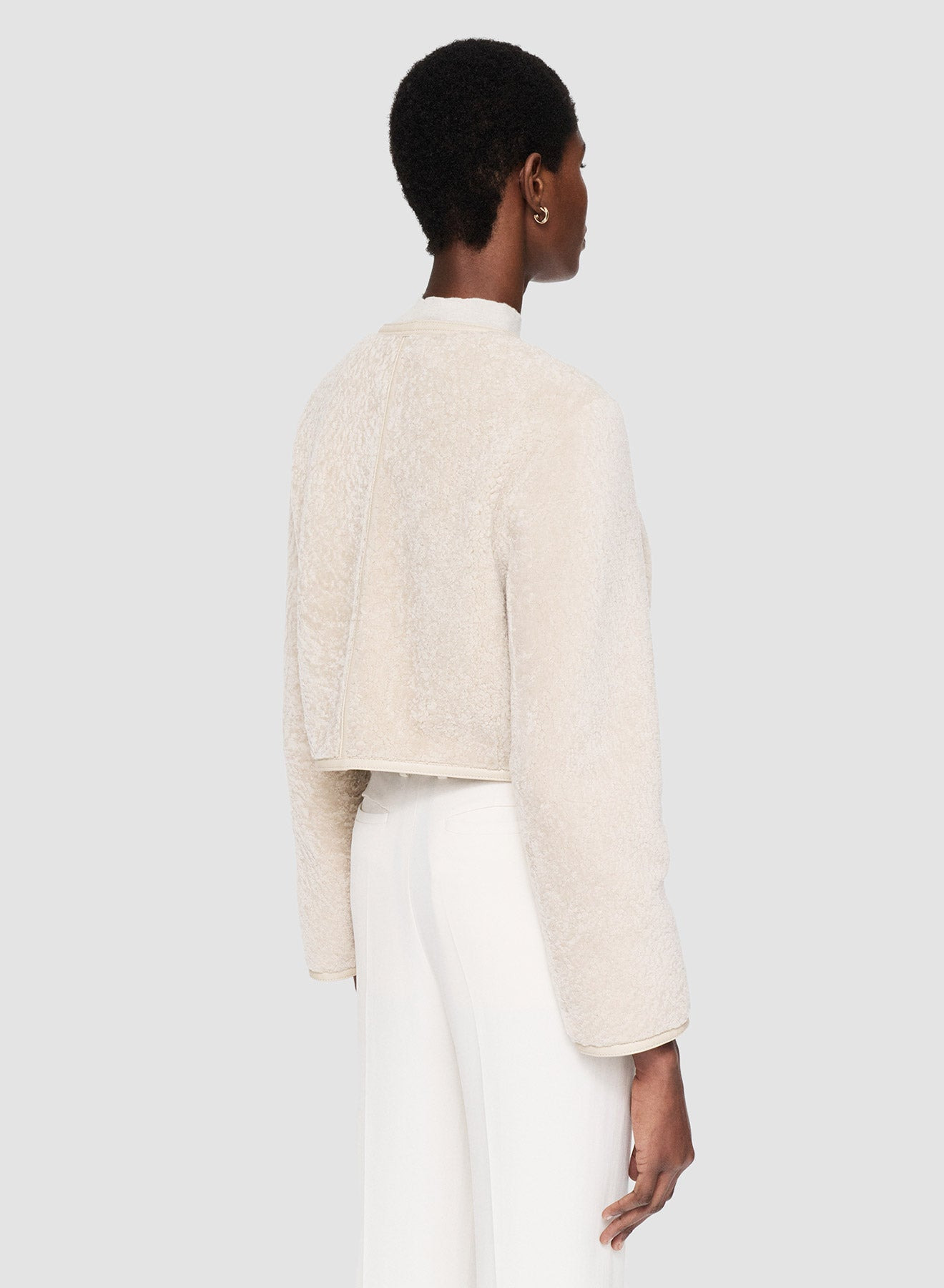 Maurice Embossed Shearling Jacket - 5