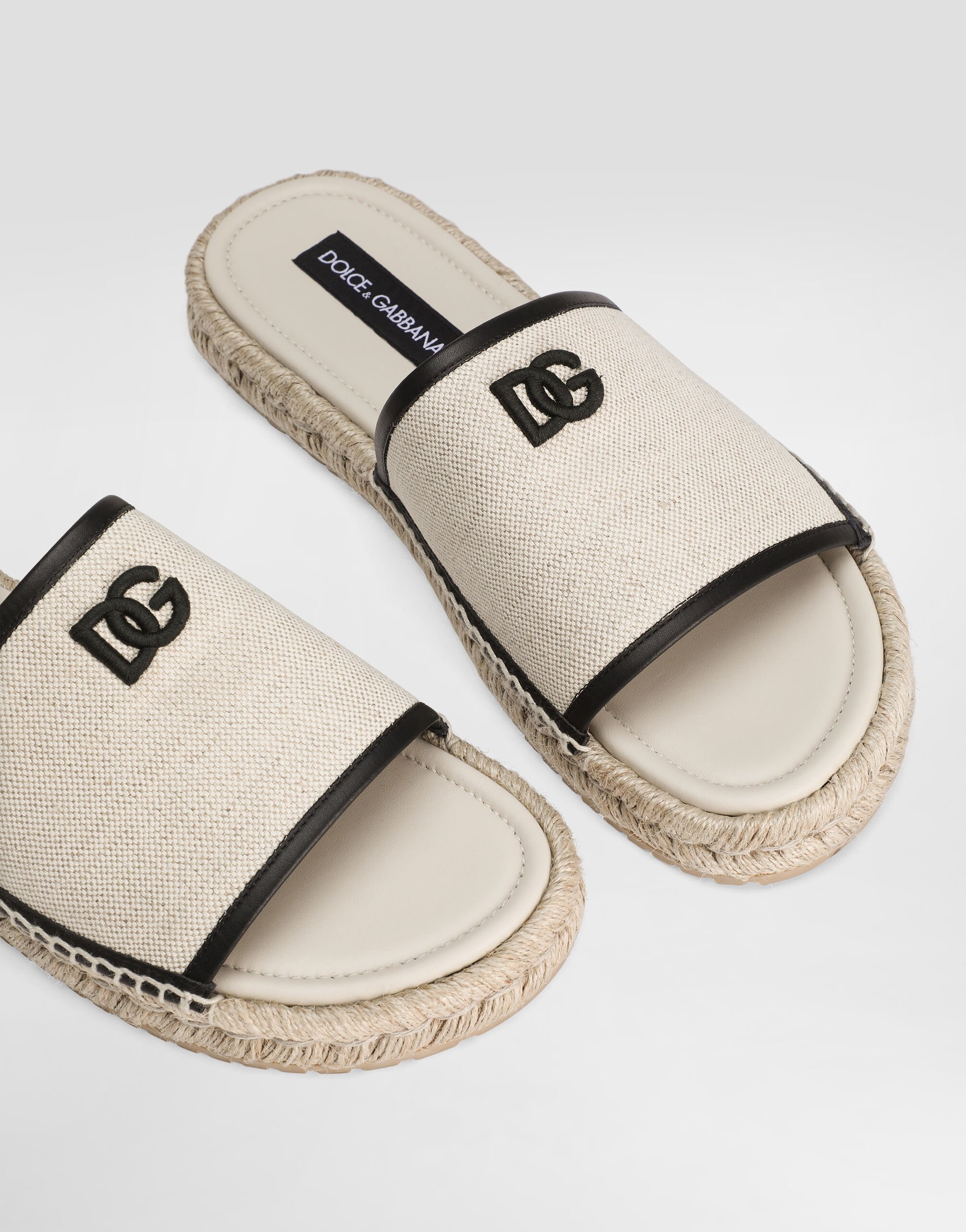Salt&pepper fabric espadrille sandal - 4