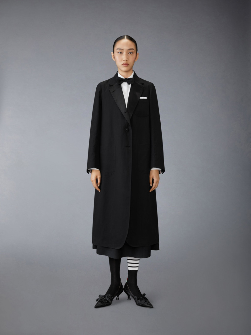 LINEN COTTON SACK OVERCOAT 1