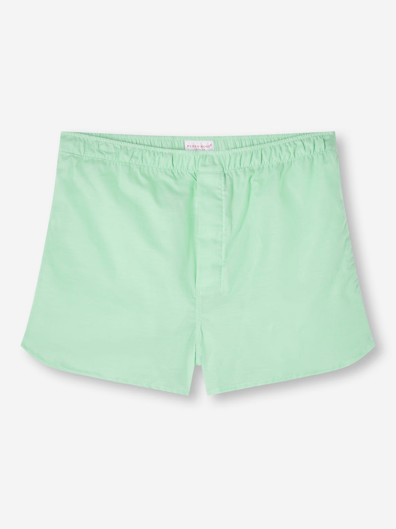 Men's Modern Fit Boxers Amalfi Cotton Batiste Mint - 1