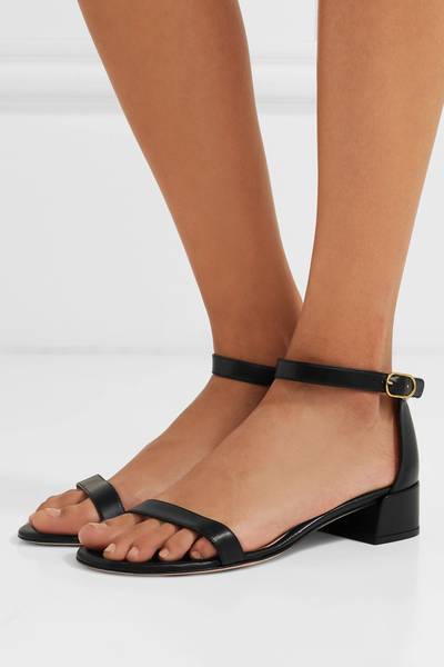 Stuart Weitzman NudistJune leather sandals outlook