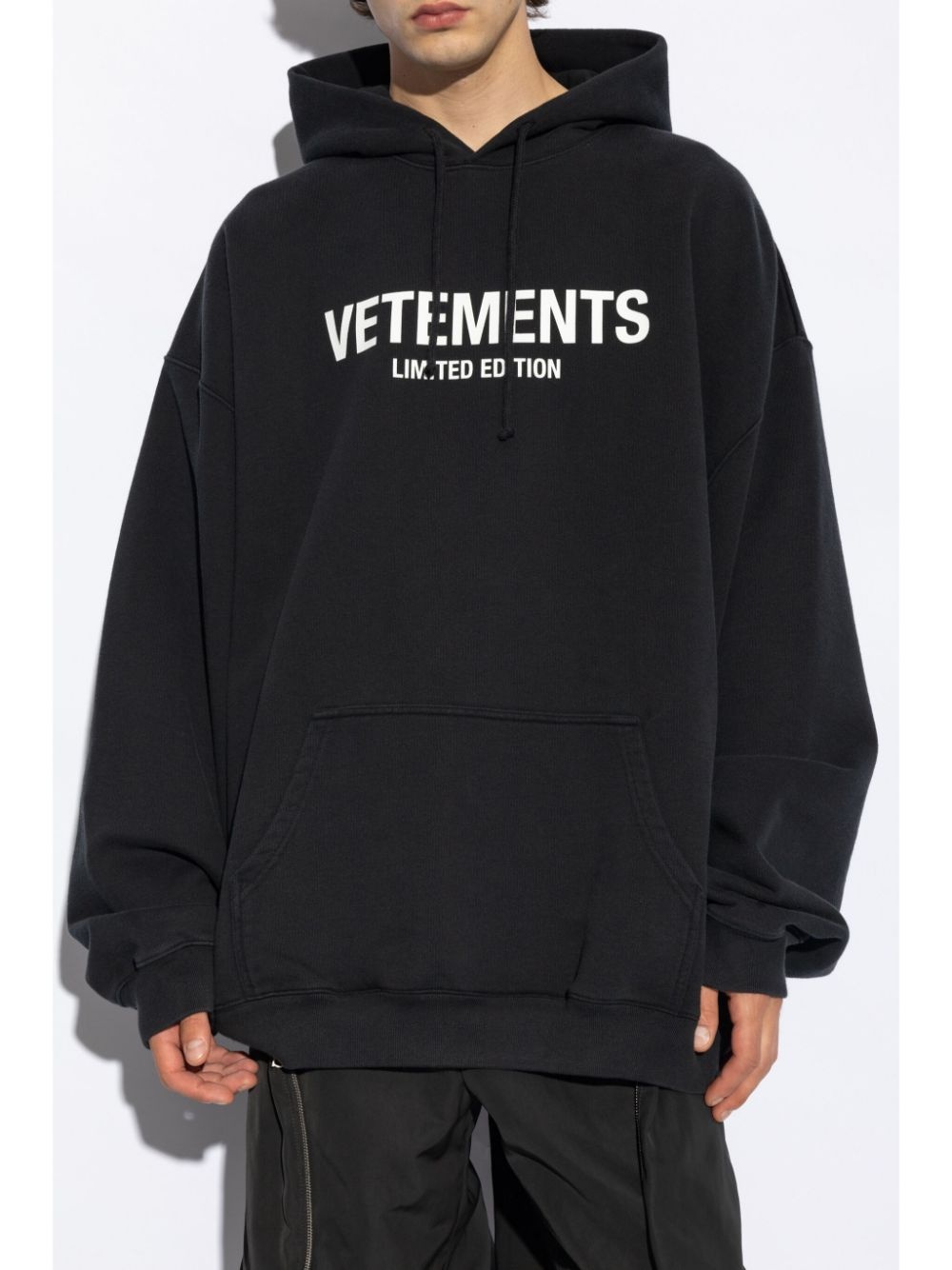 logo-print hoodie - 3