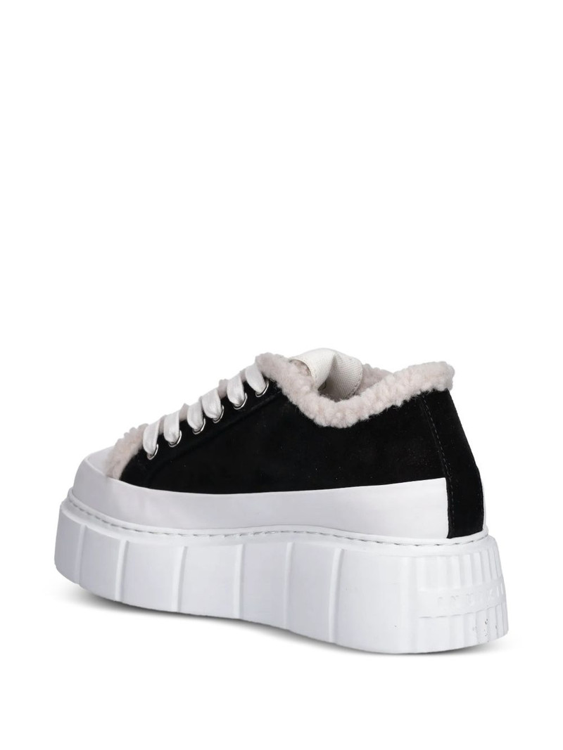Matilda Curly fleece platform sneakers 3