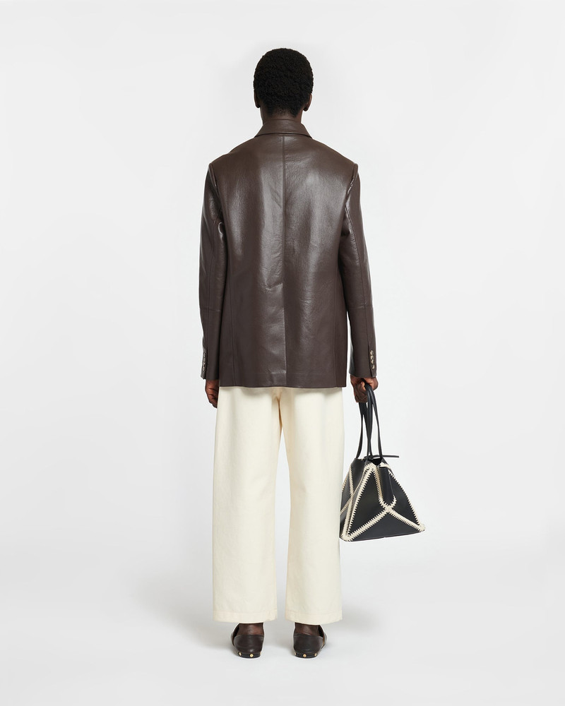 Regenerated Leather Jacket 3