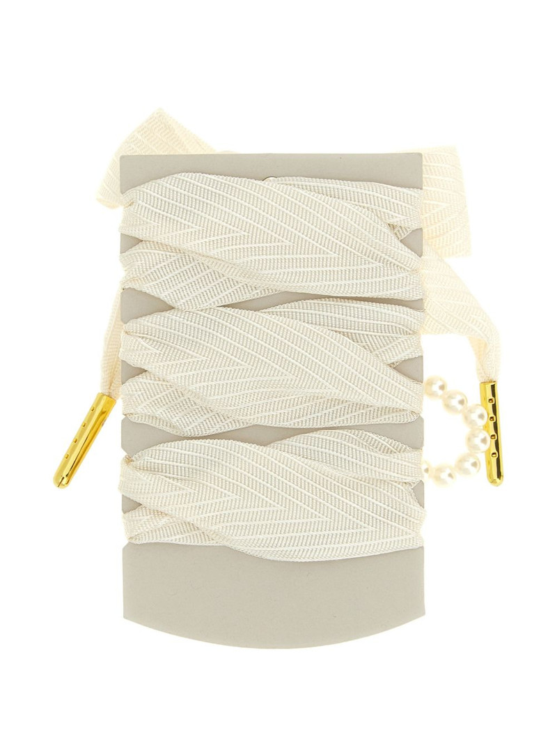 Golden Goose geometric beaded shoelaces outlook