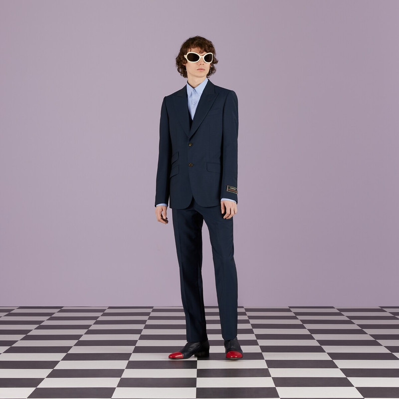 GUCCI Wool mohair formal vest outlook