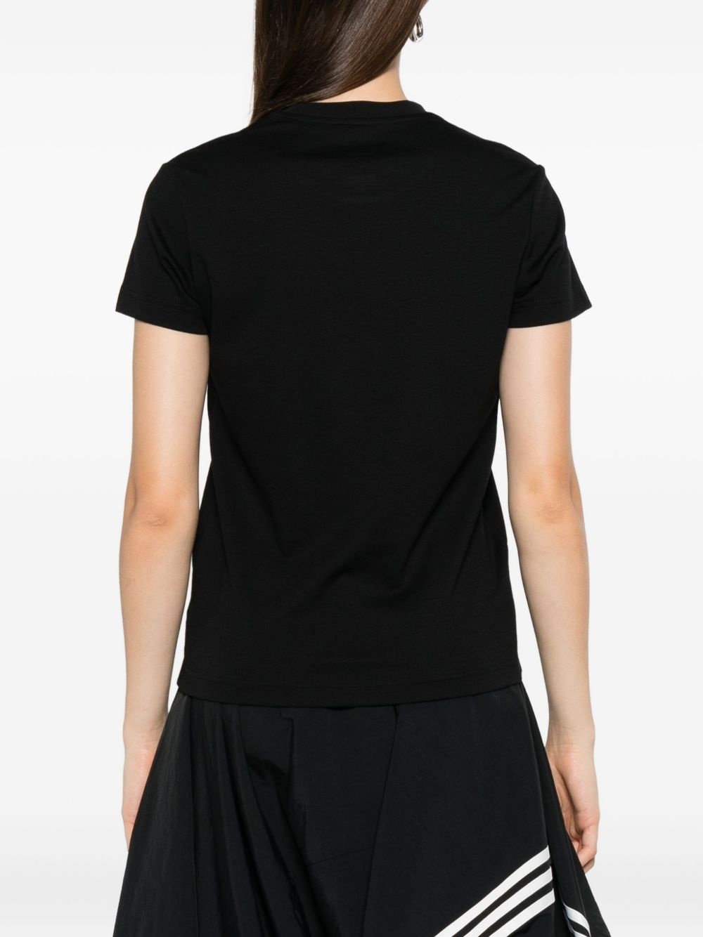logo-embroidered short-sleeve T-shirt - 4