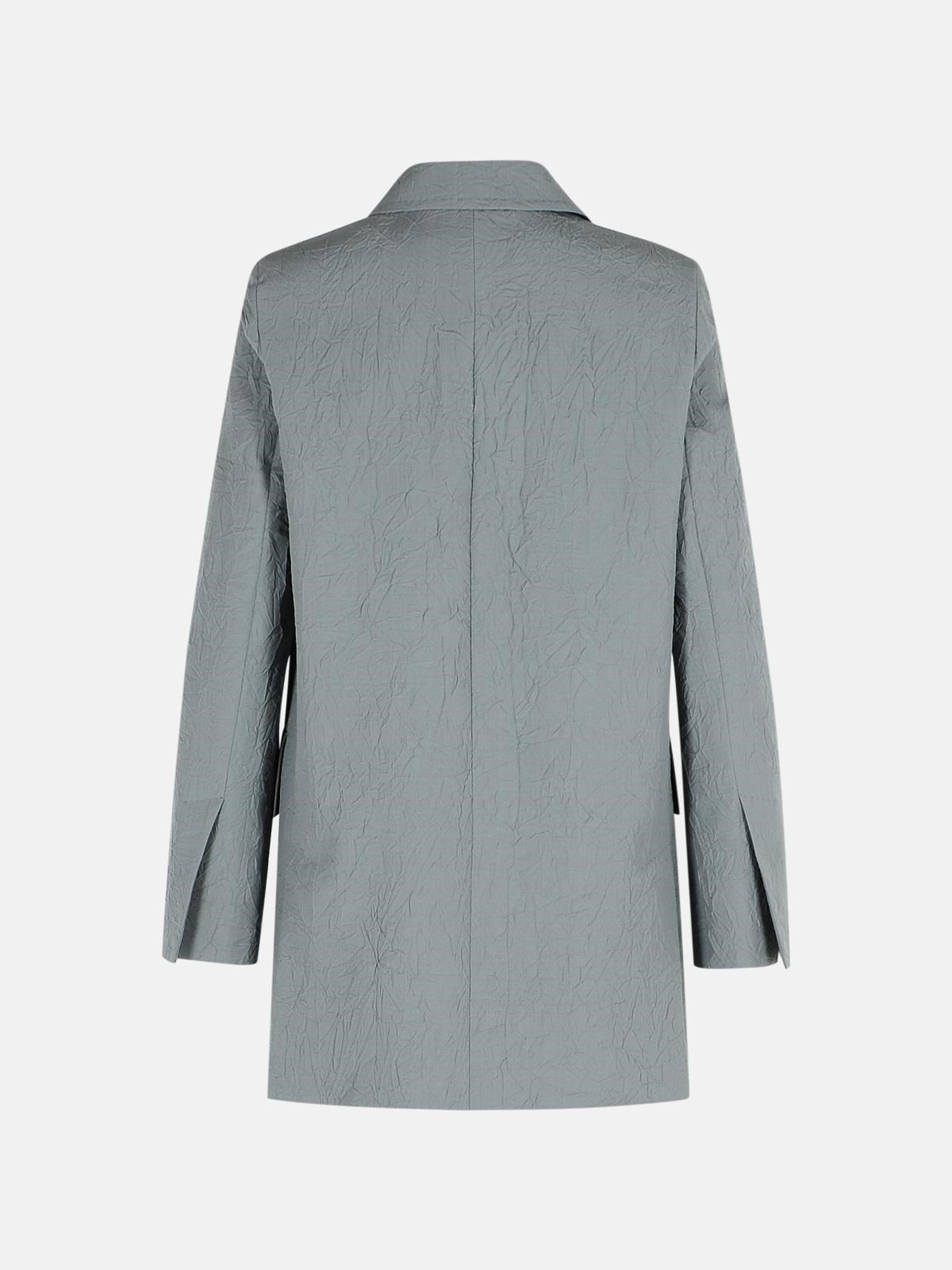 'ABAVO' GREY WOOL BLAZER - 3