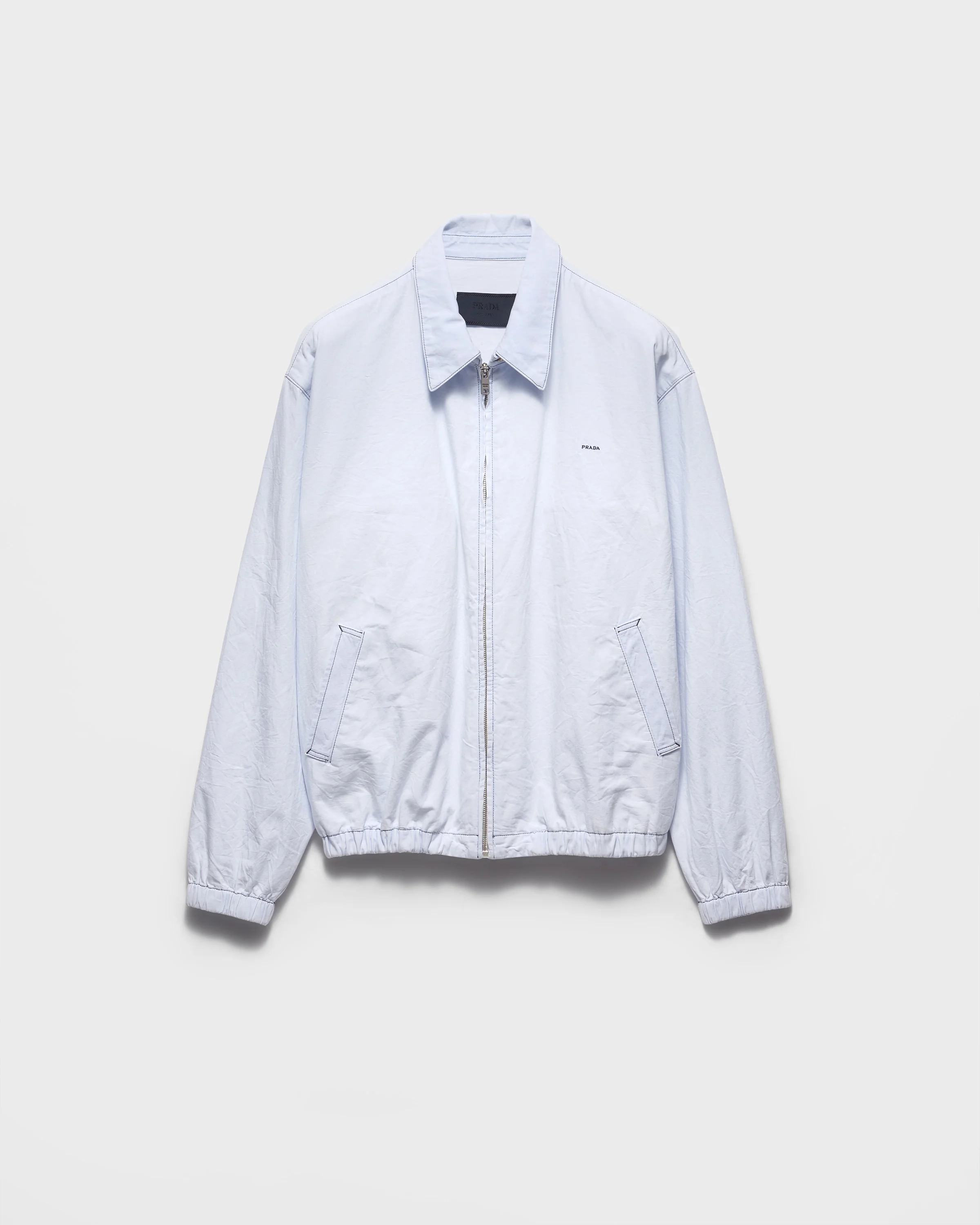 Chambray blouson jacket - 1