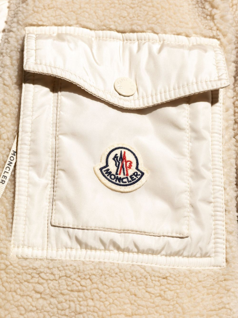 patch-pocket fleece sweater - 5
