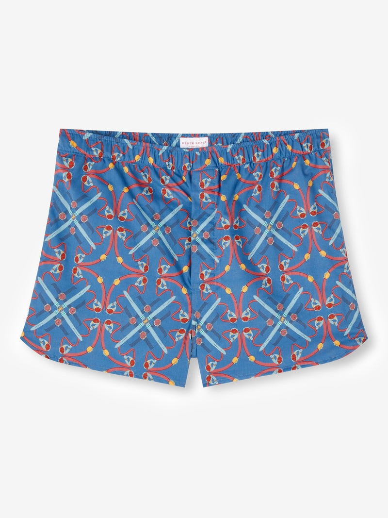 Men's Modern Fit Boxers Ledbury 64 Cotton Batiste Multi 1