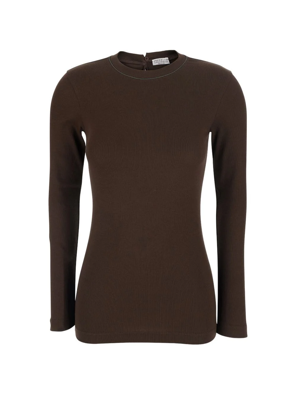 Cotton crewneck sweater - 1
