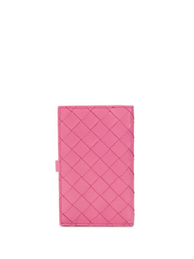 Bottega Veneta Intrecciato weave wallet outlook