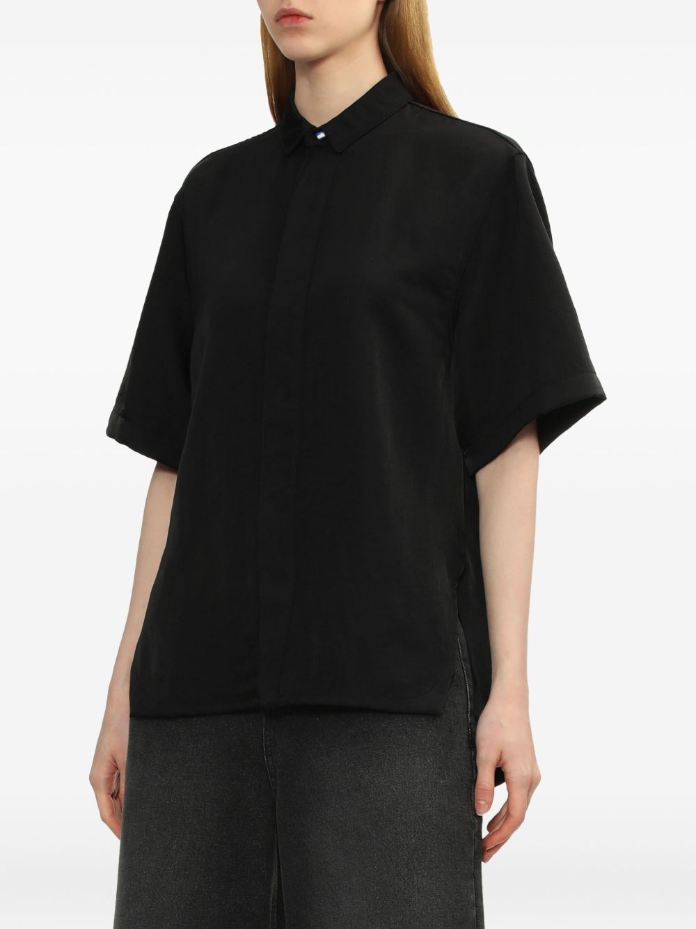 short-sleeve collared shirt - 3
