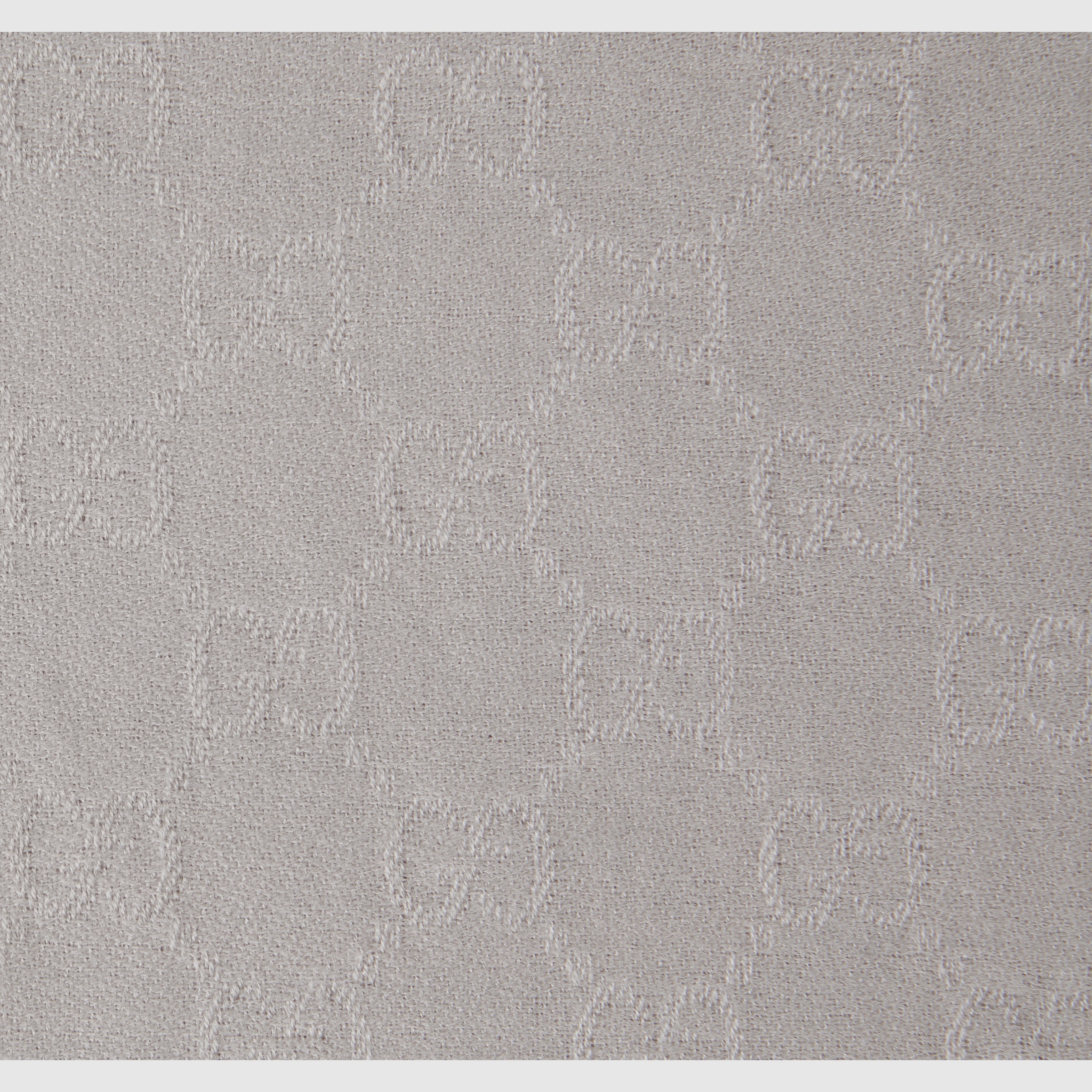 GG wool and silk jacquard shawl - 4