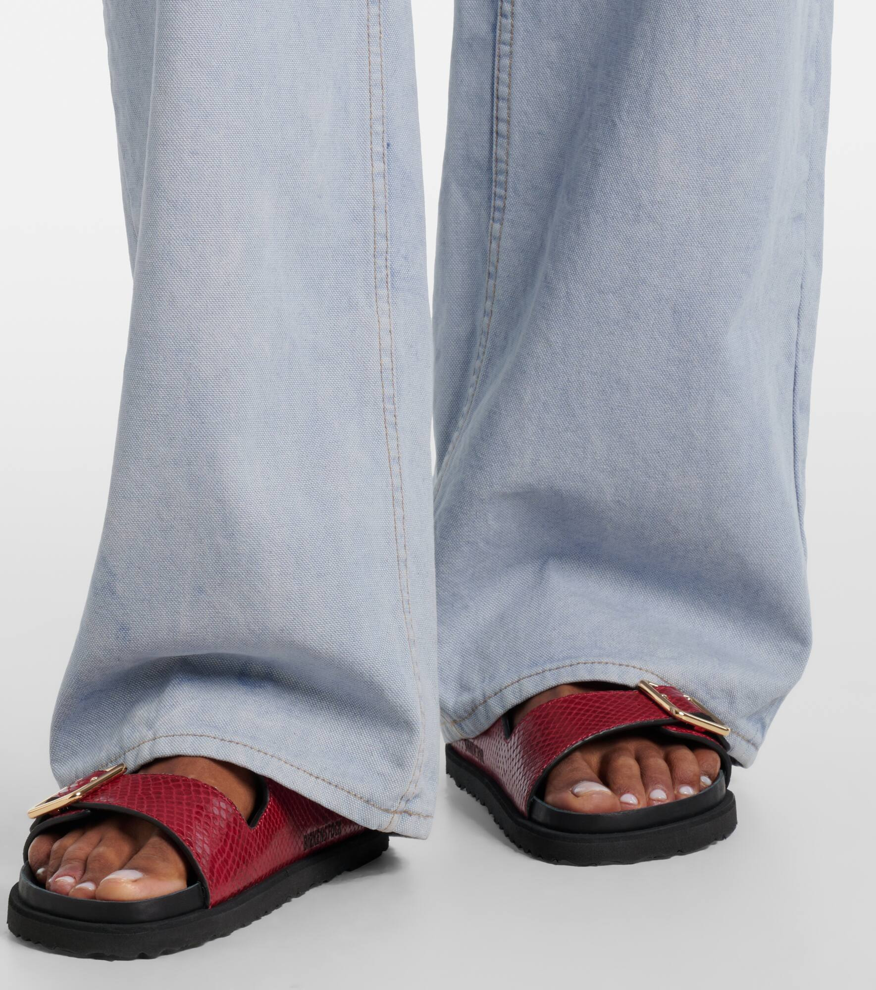 Cassie mid-rise wide-leg jeans - 6