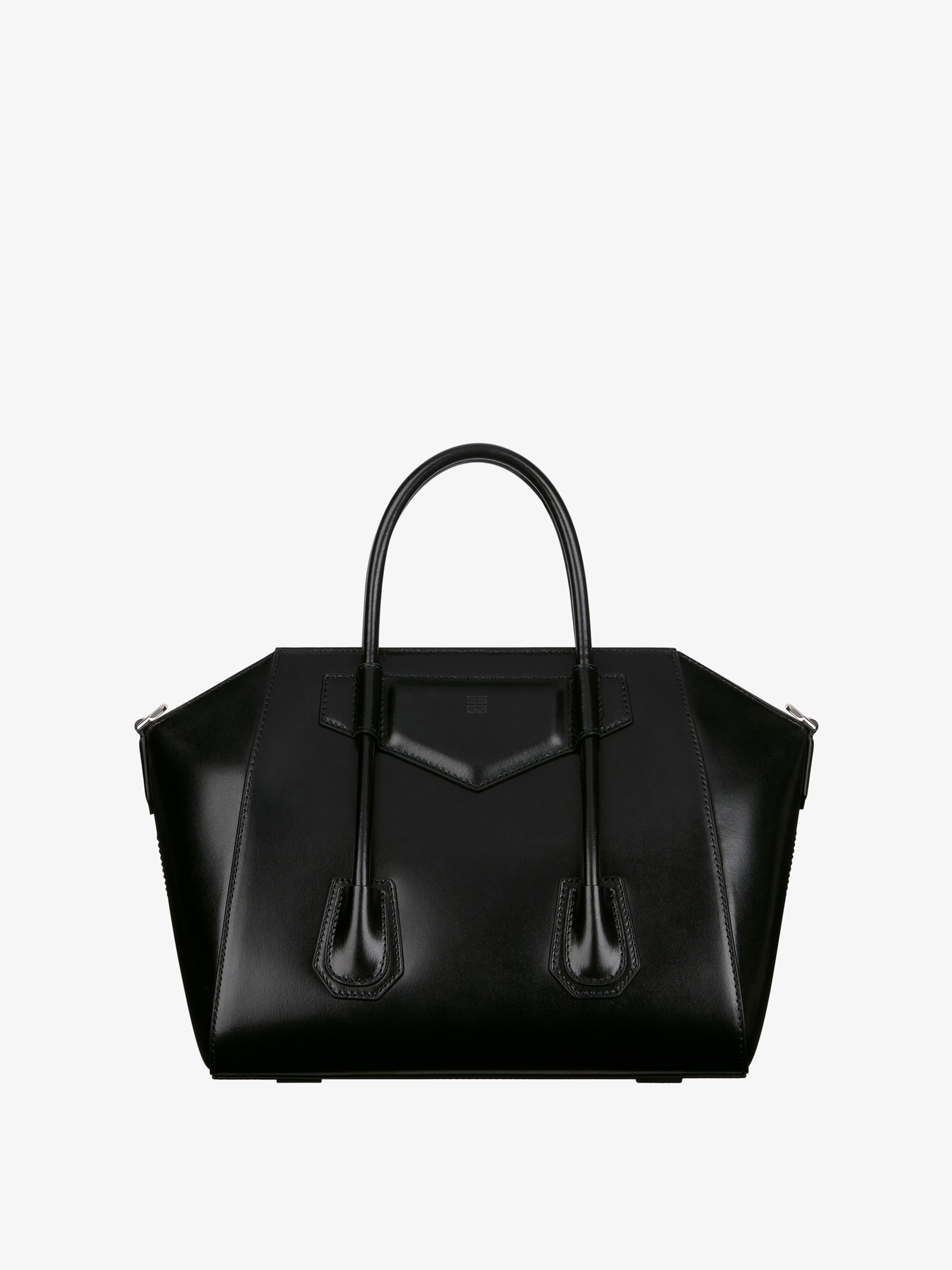 SMALL ANTIGONA LOCK BAG IN BOX LEATHER - 5