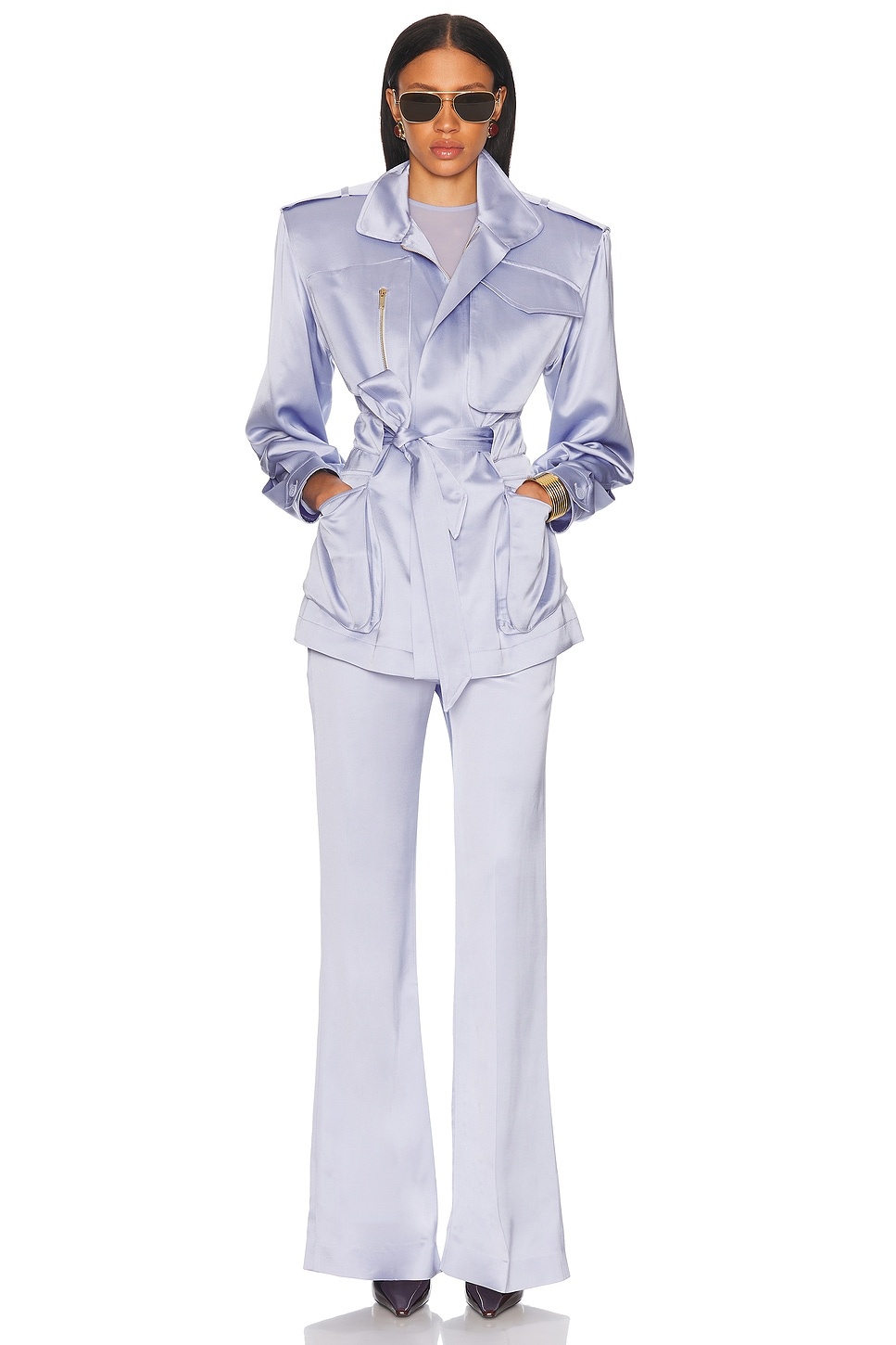 Satin Tailoring Pant - 5