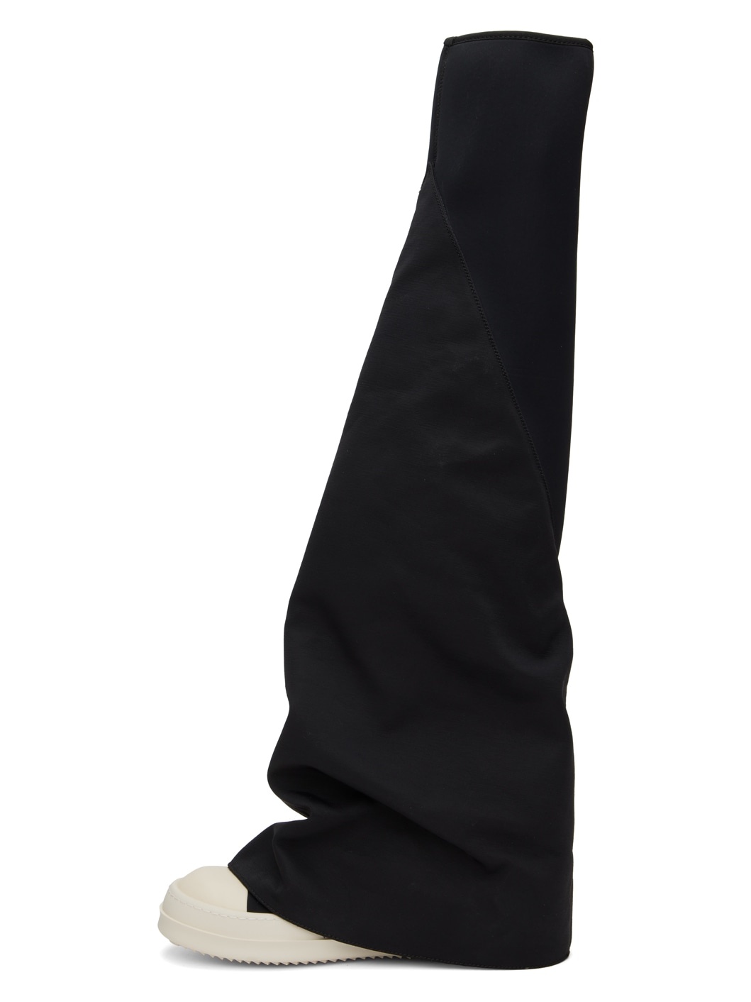 Rick Owens DRKSHDW Black Cargo Fetish Boots | REVERSIBLE