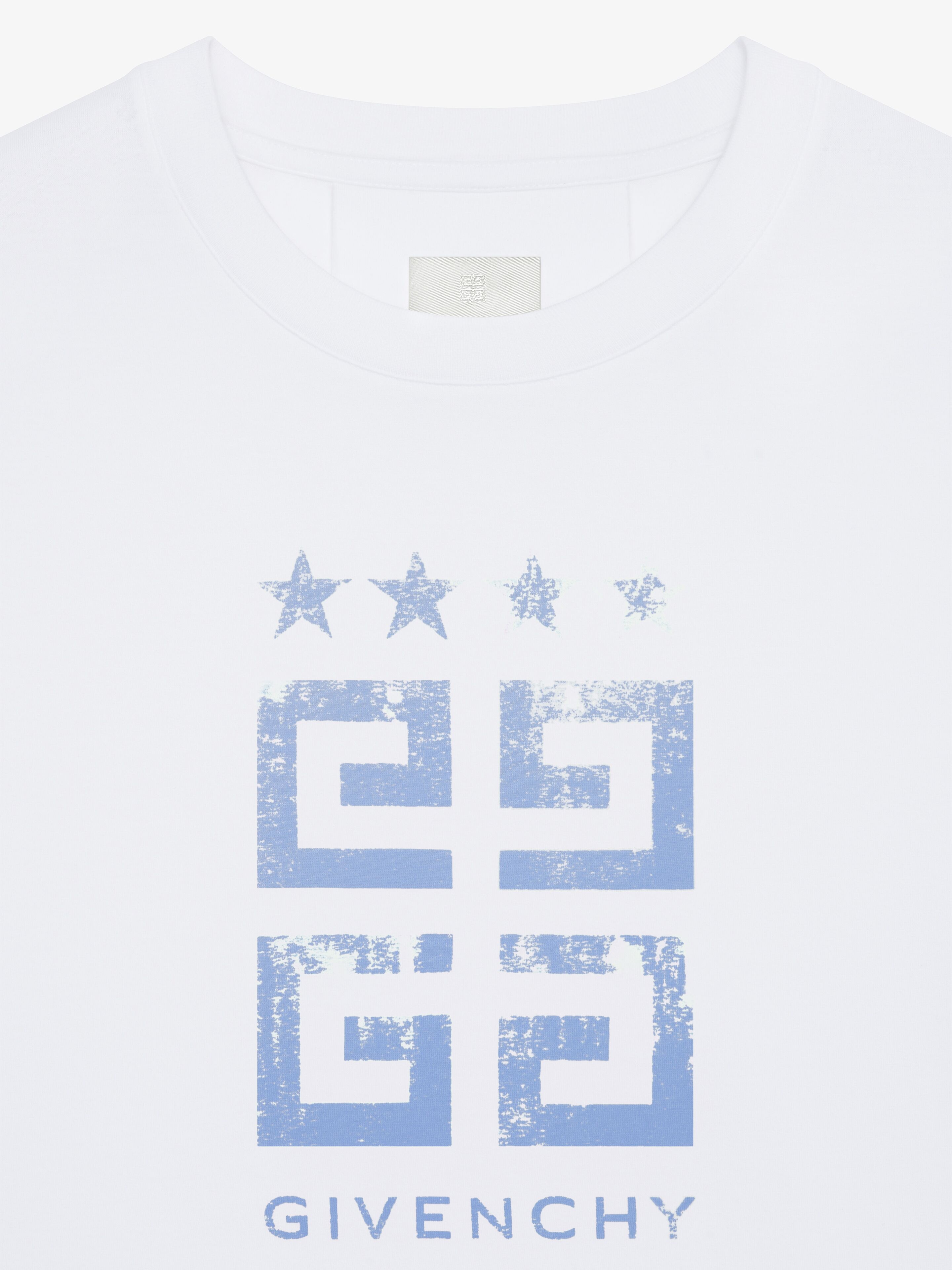 4G STARS SLIM FIT T-SHIRT IN COTTON - 5