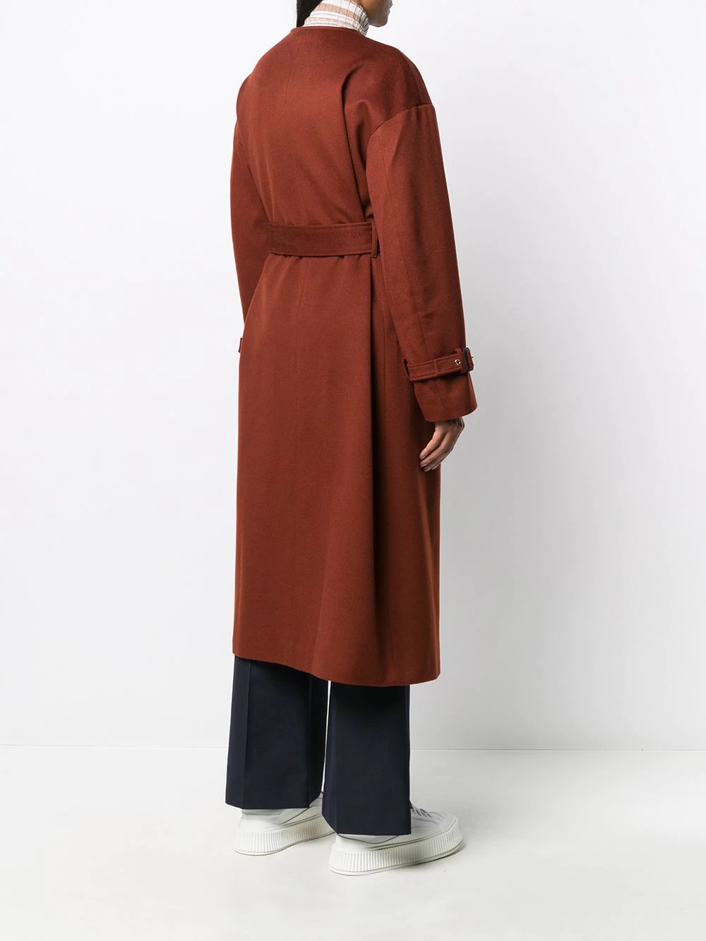 long belted waist coat - 4