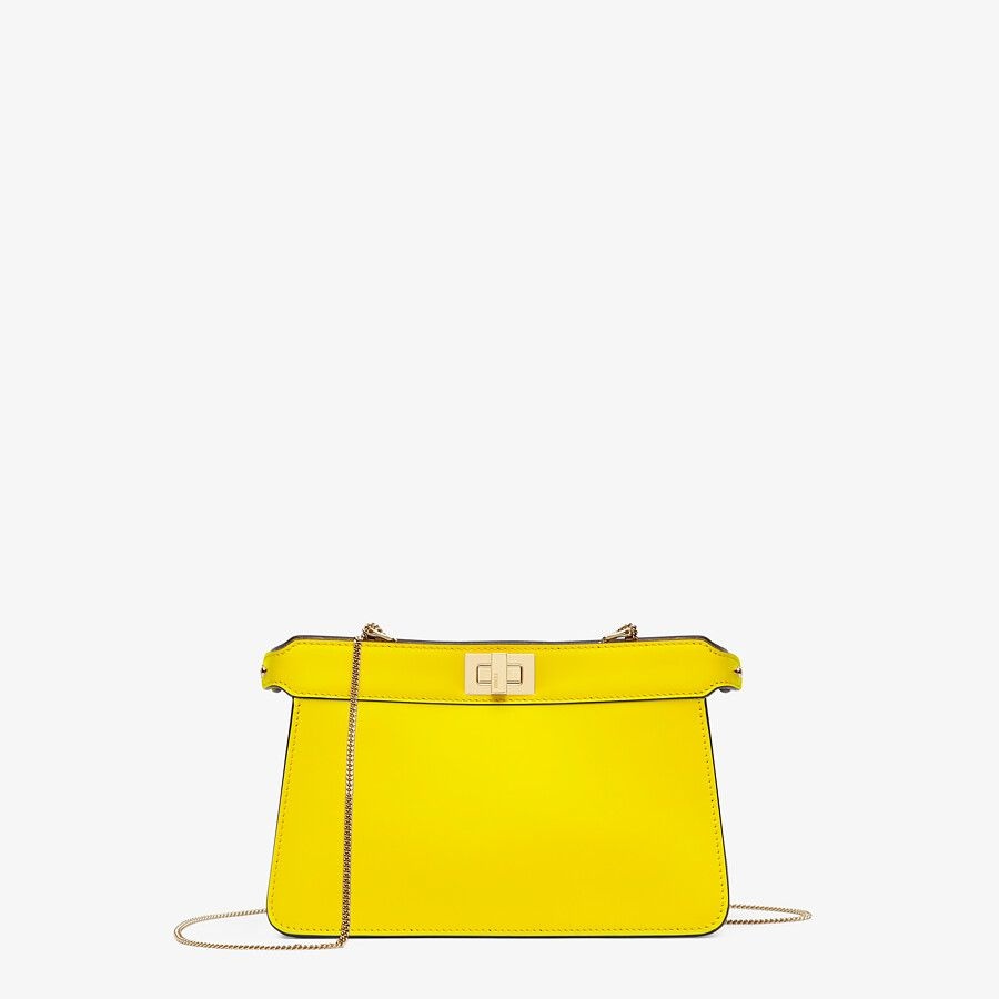 Yellow nappa leather bag - 1