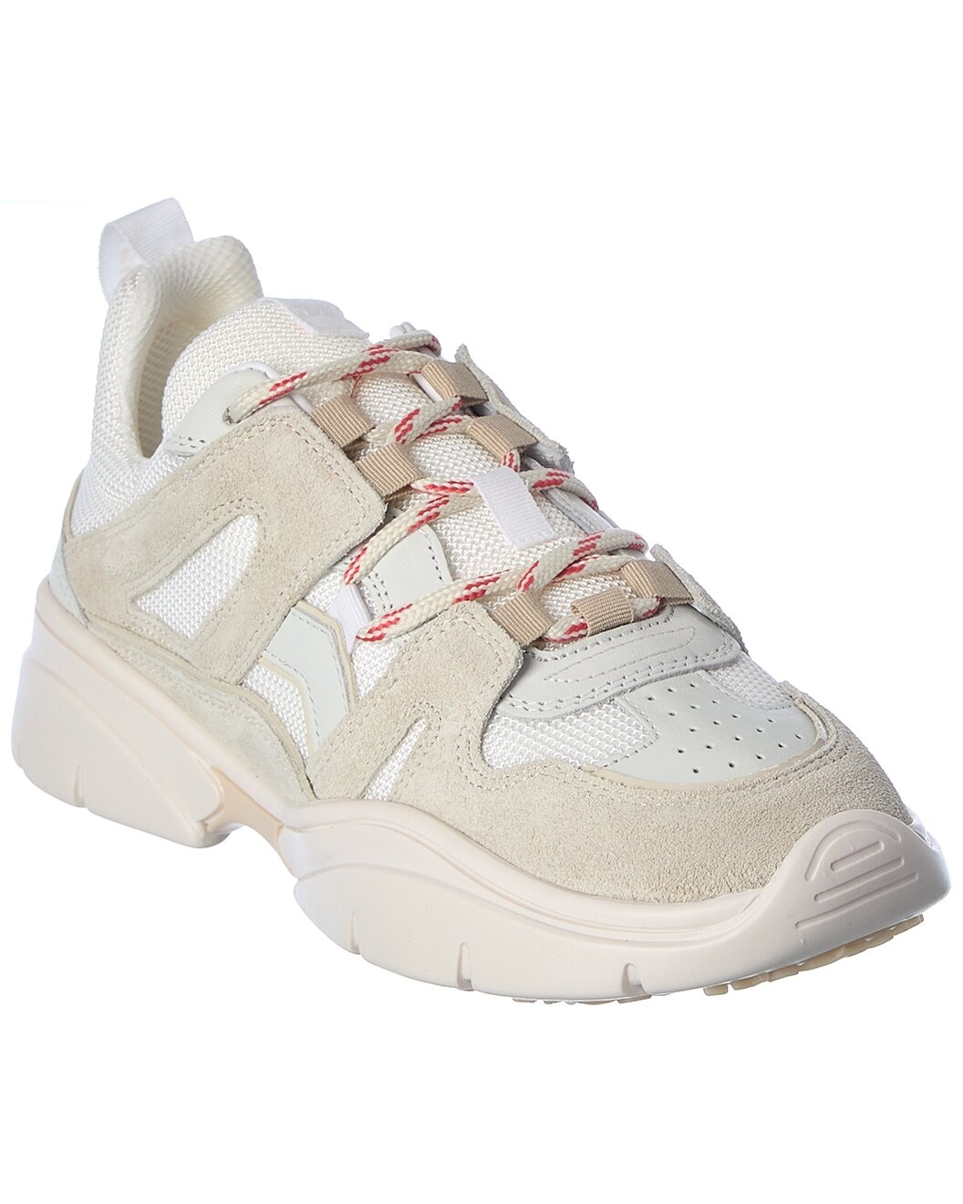 Isabel Marant Kindsay Suede & Leather-Trim Sneaker - 1
