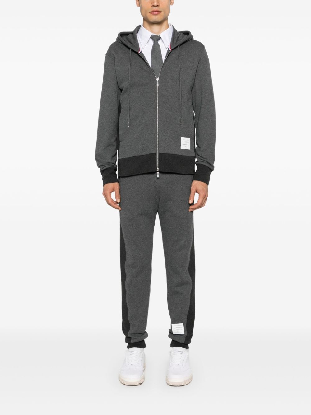 4-Bar zip-up hoodie - 2