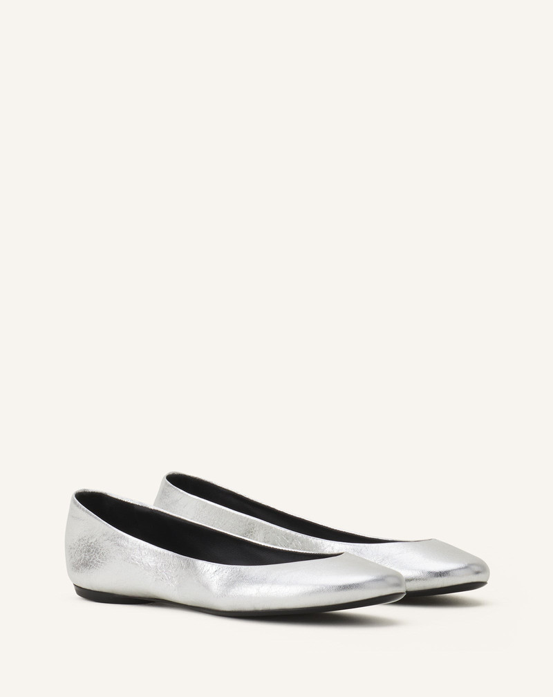 Lanvin THE BALLERINA FLAT IN METALLIC LEATHER outlook