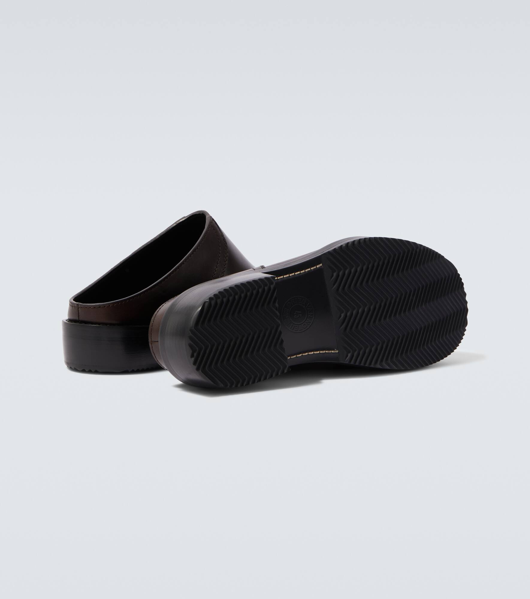 Leather mules - 7