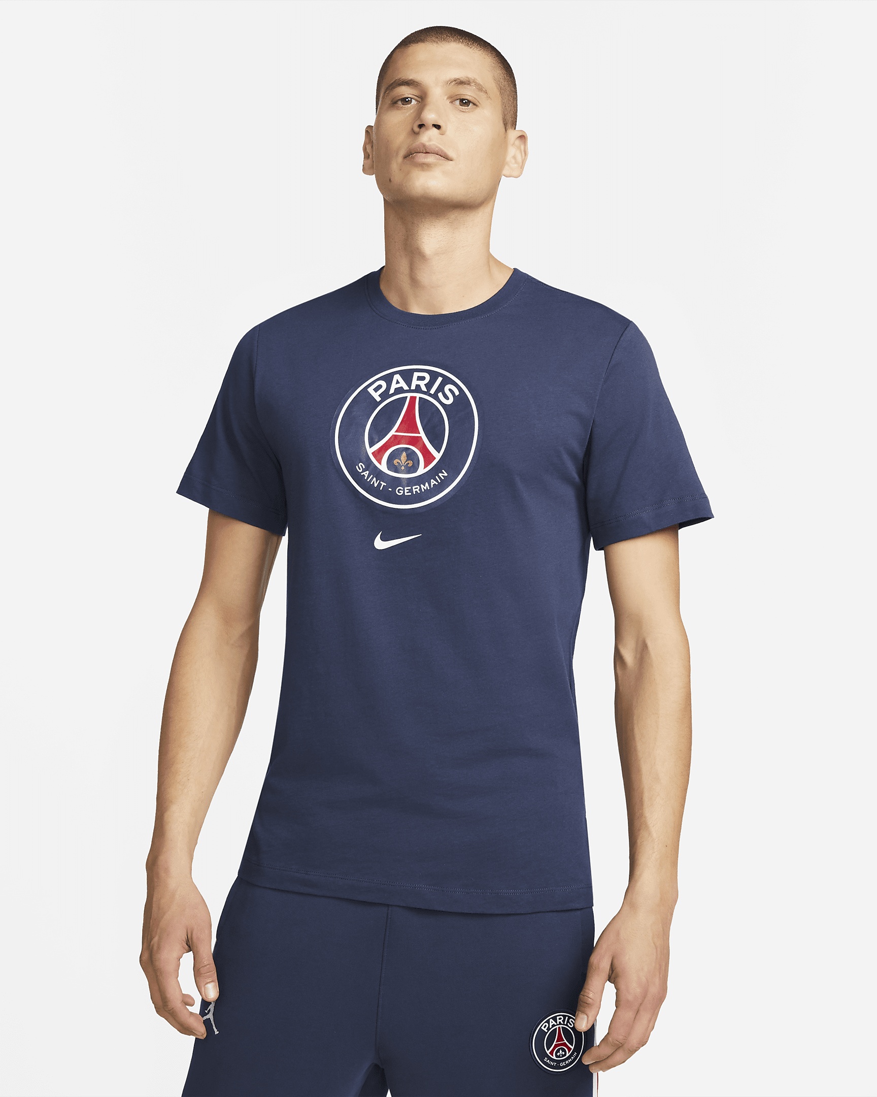 Nike Men's Paris Saint-Germain Crest Soccer T-Shirt - 1