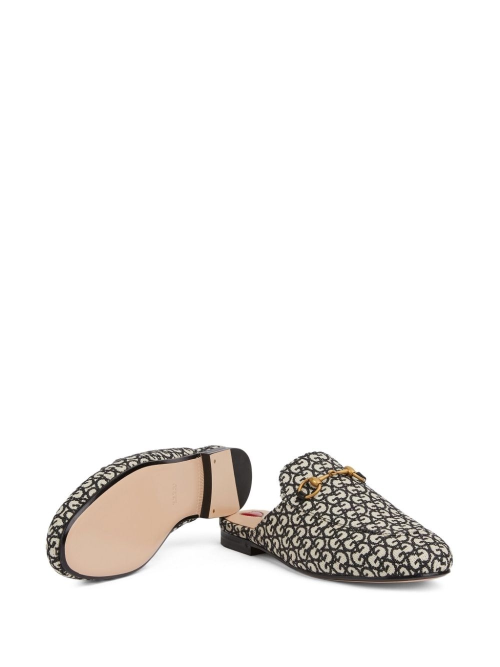 Princetown logo-jacquard mules - 5