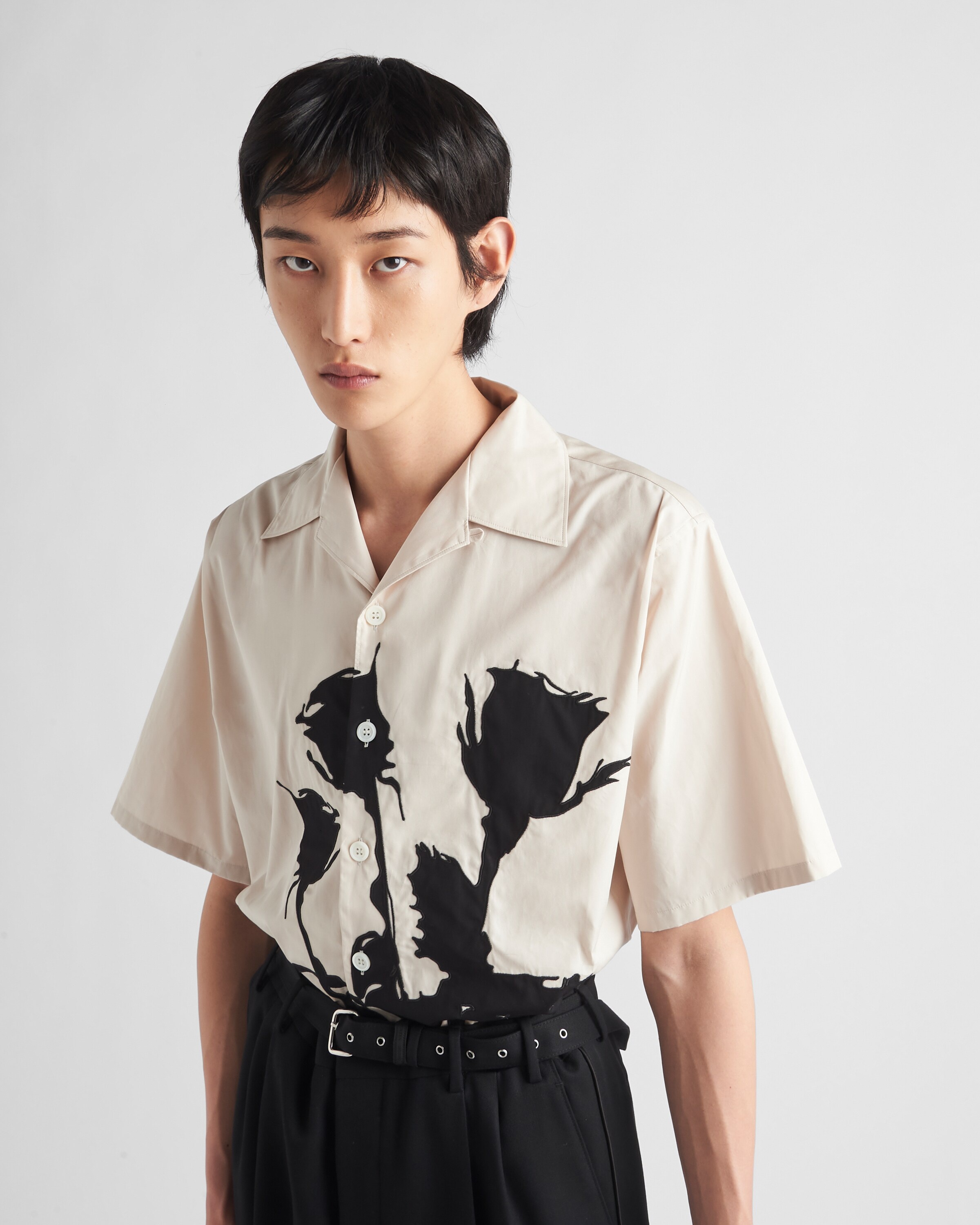 Short-sleeved cotton shirt - 4