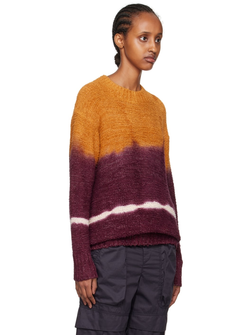 Orange & Purple Happy Sweater - 2