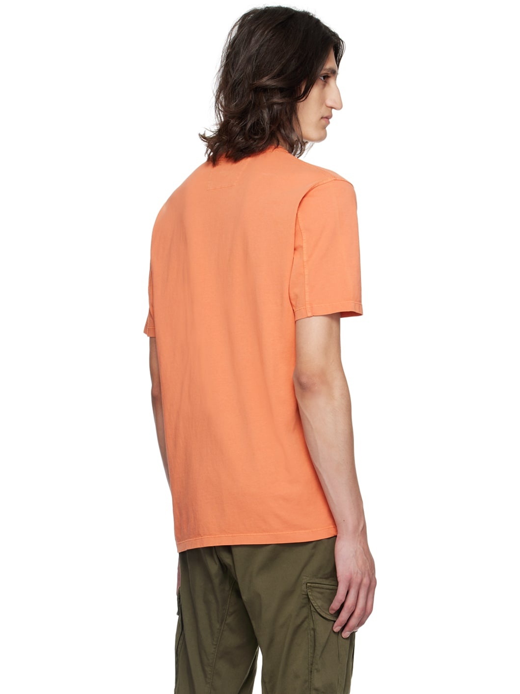 Orange Printed T-Shirt - 3