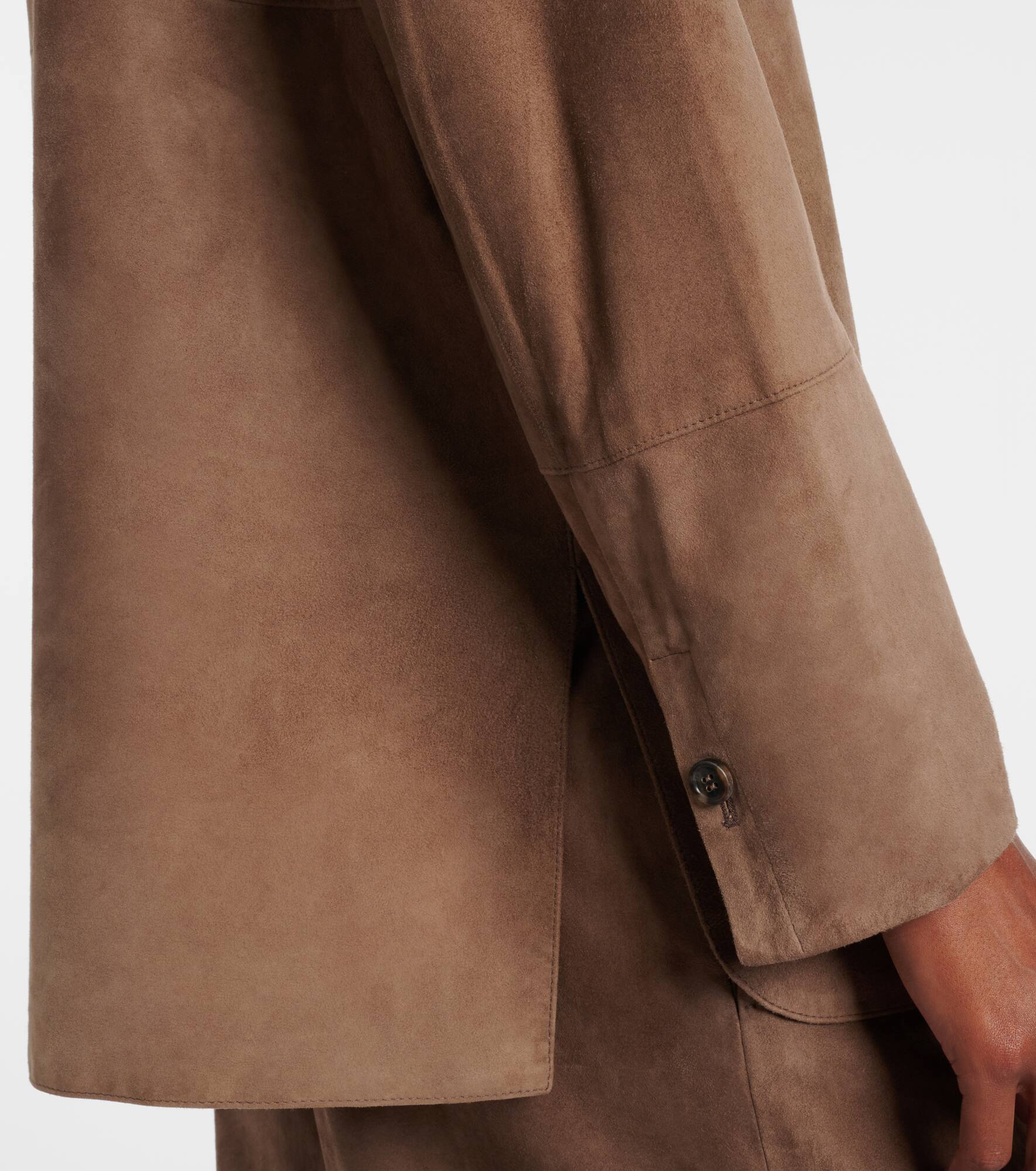Estate suede overshirt - 5