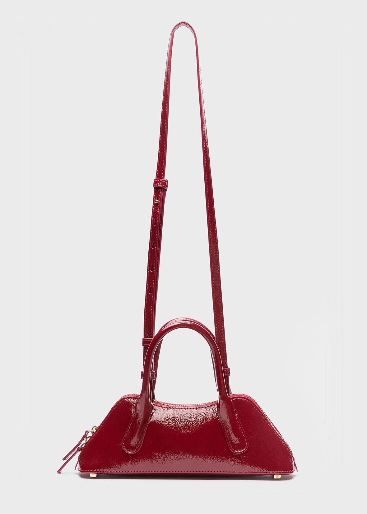 KISS ME MINI BAG IN PATENT LEATHER WITH B MONOGRAM - 1