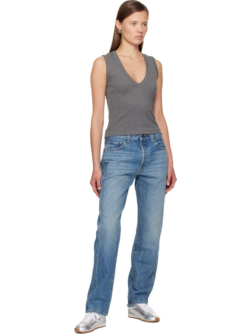 FLORE FLORE Gray Dewi Tank Top outlook