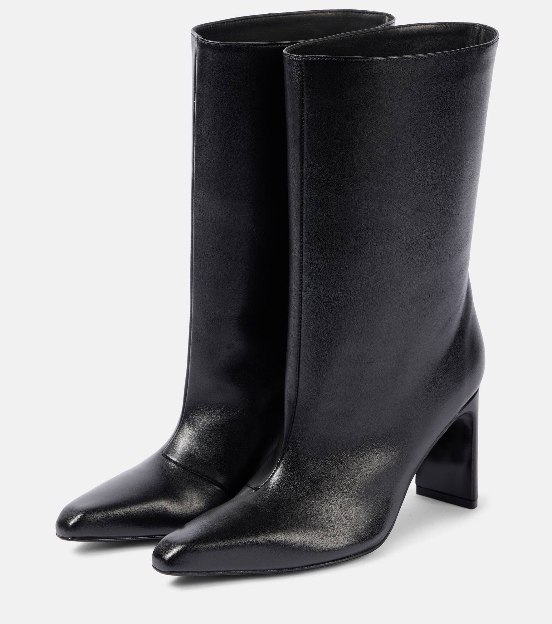Chic Sophistication leather ankle boots - 4