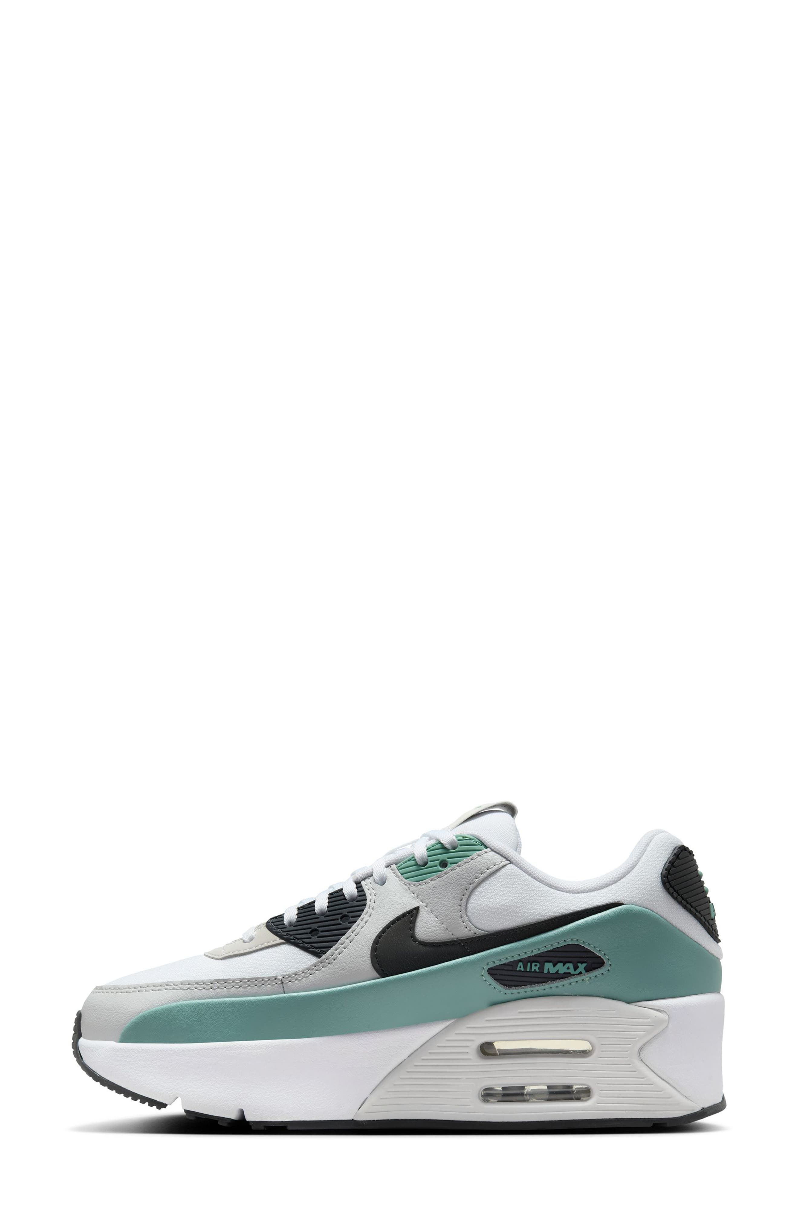 Nike Air Max 90 LV8 Platform Sneaker in White/Anthracite/Cannon at Nordstrom - 6