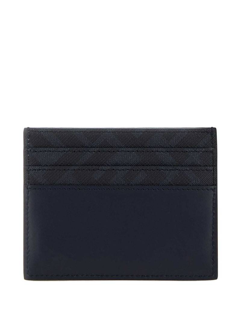 FENDI logo leather card holder outlook