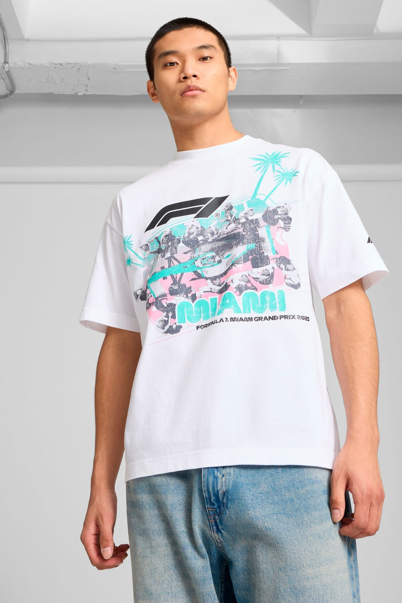 PUMA F1® Miami Pitstop Men's Graphic Tee outlook